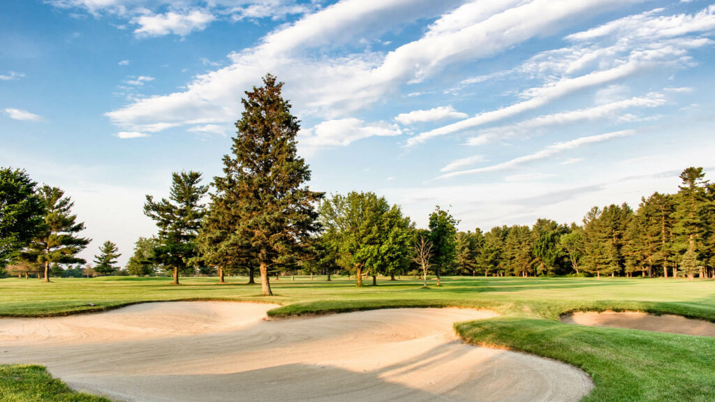 The Golf Club at Basin Harbor bunker at hole 2
