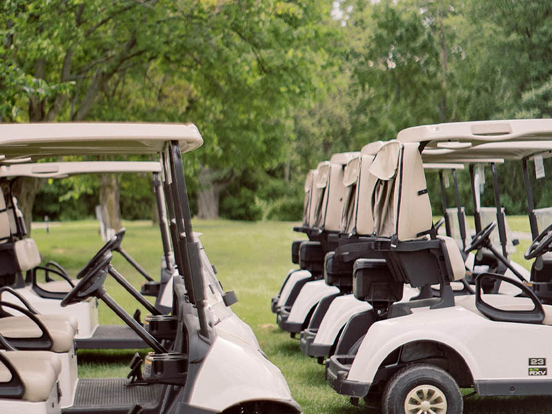 The Golf Club at Basin Harbor golf carts