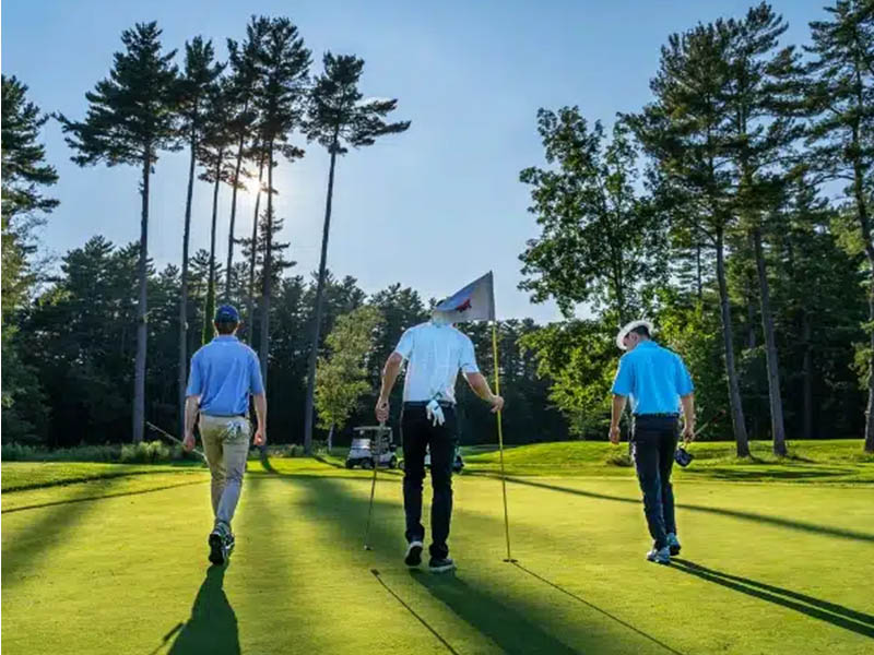 The Golf Club at Basin Harbor 3 golfers